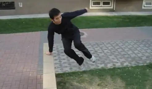 【Parkour教程】反身跳-TheReverseVault-跑酷中文网