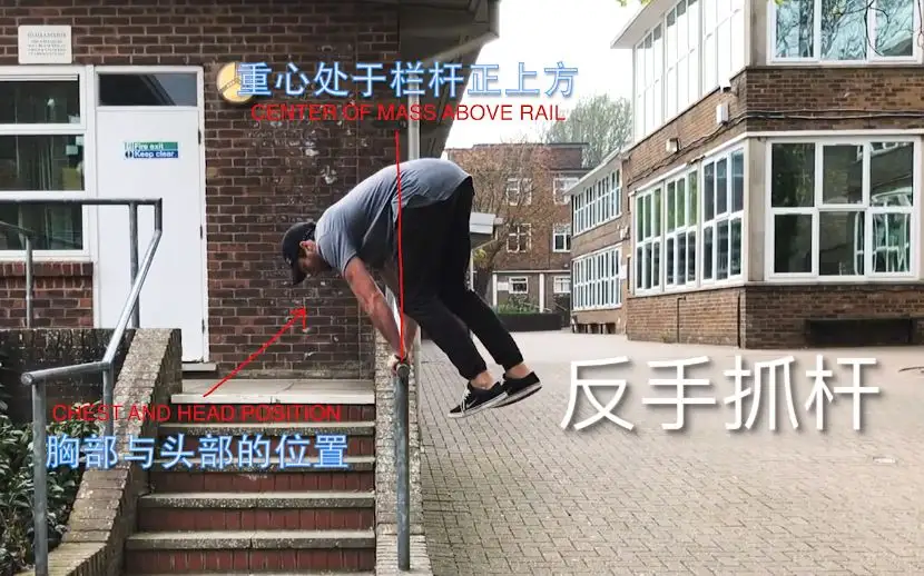 【Parkour教程】反手抓杆-TheTurnVault-跑酷中文网