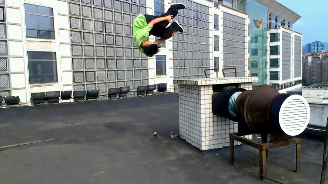 遵义自由跑酷团队-跑酷中文网